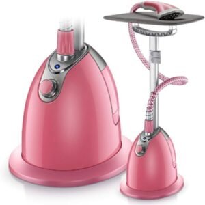 Yelvexa W 2-in-1 Compact Steam Iron with Adjustable Levels, 1.4L Water Tank & Ironing Board